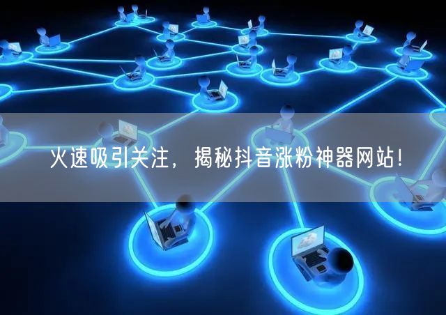 火速吸引关注，揭秘抖音涨粉神器网站！
