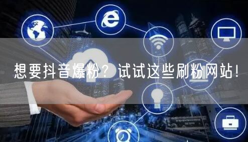 想要抖音爆粉？试试这些刷粉网站！