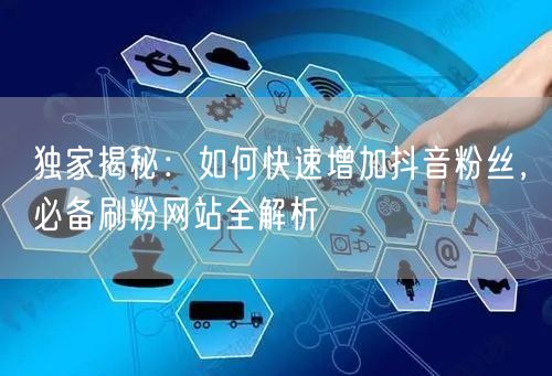 独家揭秘：如何快速增加抖音粉丝，必备刷粉网站全解析