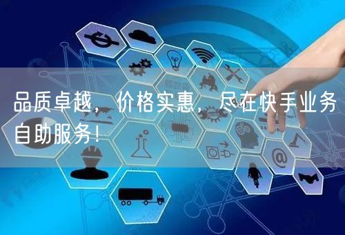 品质卓越，价格实惠，尽在快手业务自助服务！
