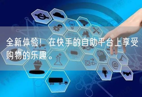 全新体验！在快手的自助平台上享受购物的乐趣。