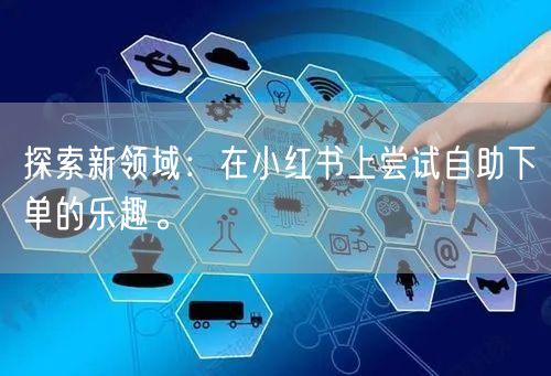 探索新领域：在小红书上尝试自助下单的乐趣。