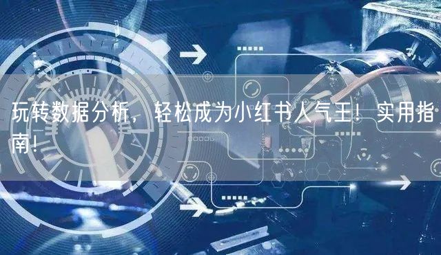 玩转数据分析，轻松成为小红书人气王！实用指南！