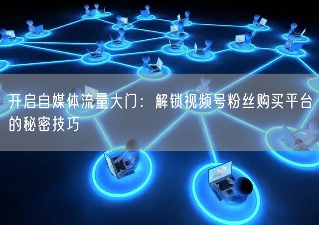 开启自媒体流量大门：解锁视频号粉丝购买平台的秘密技巧