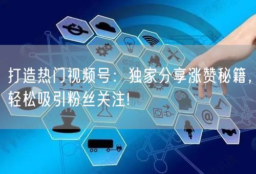 打造热门视频号：独家分享涨赞秘籍，轻松吸
