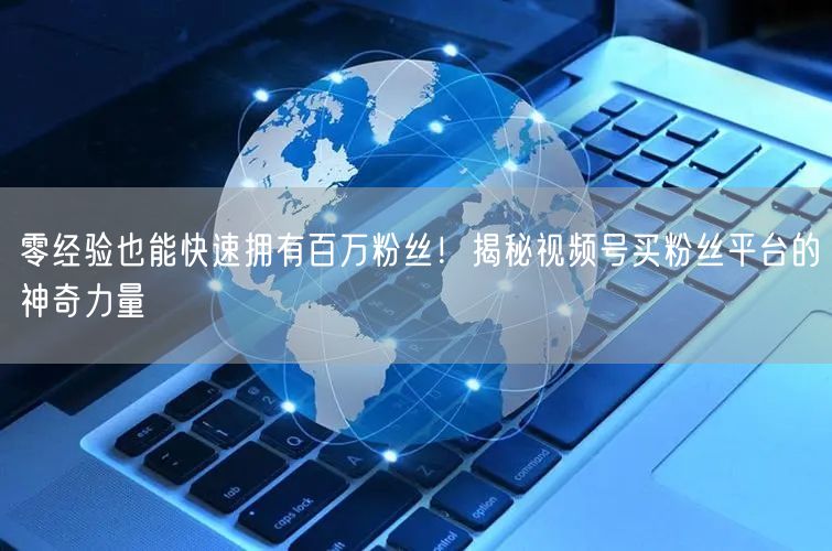 零经验也能快速拥有百万粉丝！揭秘视频号买粉丝平台的神奇力量